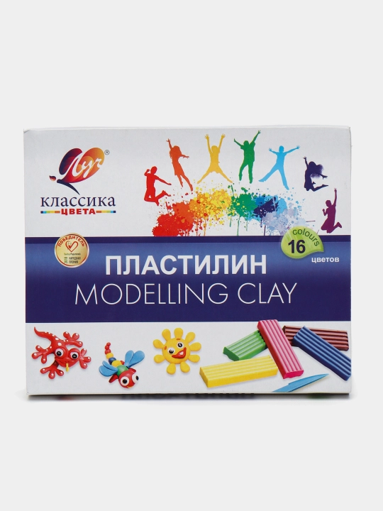 Классический пластилин для детей - Луч "Классика" 6, 8, 10, 12, 16, 18, 24, 32 и 40 цветов