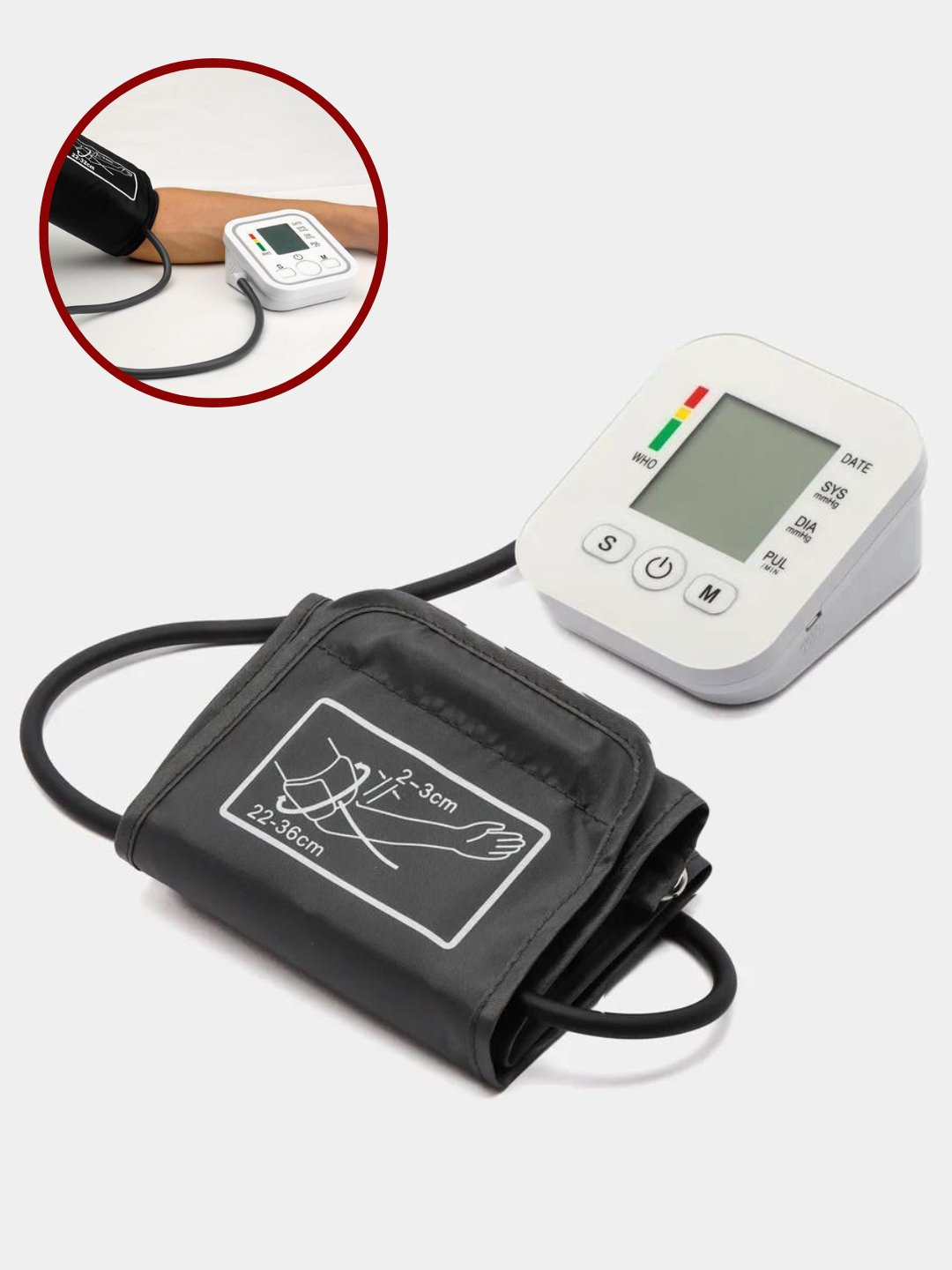 Тонометр измеритель давления, Electronic Blood Pressure Monitor Arm ...