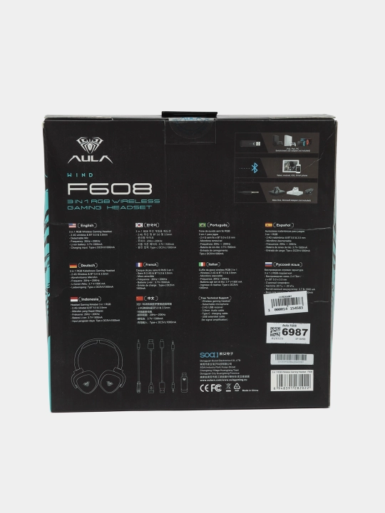 Беспроводные наушники Aula F608