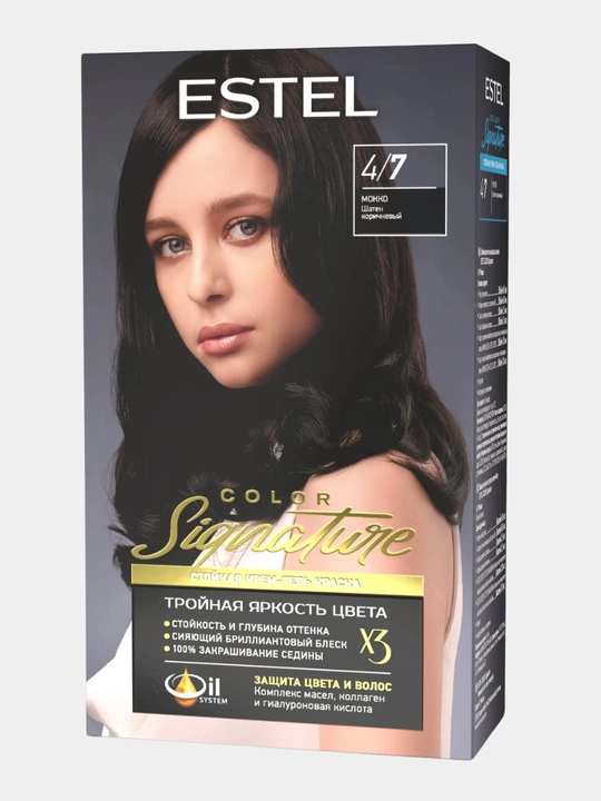 Стойкая крем-гель краска для волос Estel Color Signature