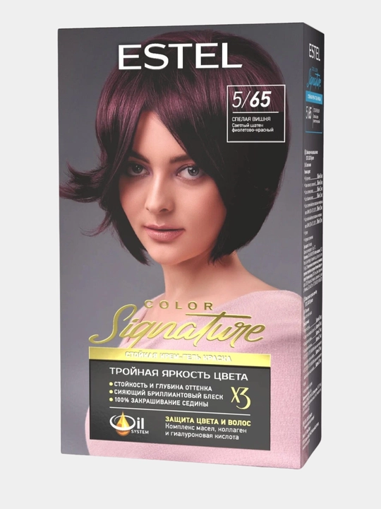 Стойкая крем-гель краска для волос Estel Color Signature