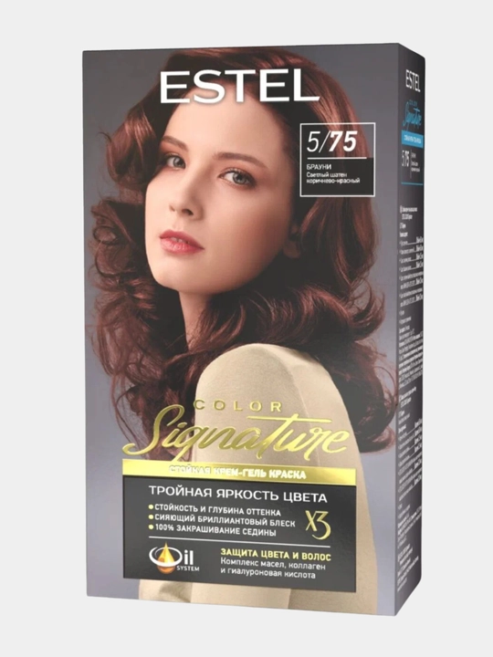 Стойкая крем-гель краска для волос Estel Color Signature
