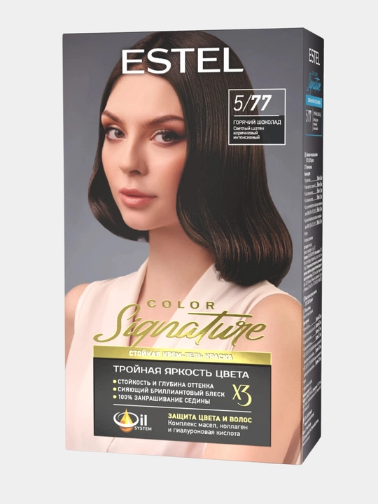 Стойкая крем-гель краска для волос Estel Color Signature