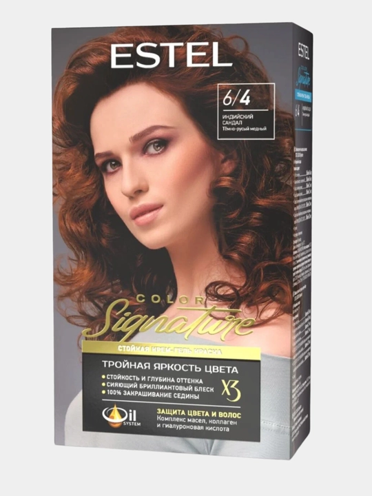 Стойкая крем-гель краска для волос Estel Color Signature