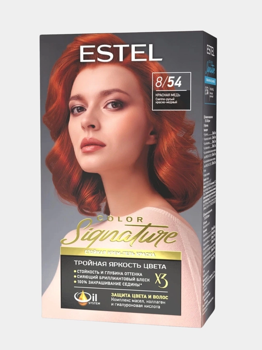 Стойкая крем-гель краска для волос Estel Color Signature