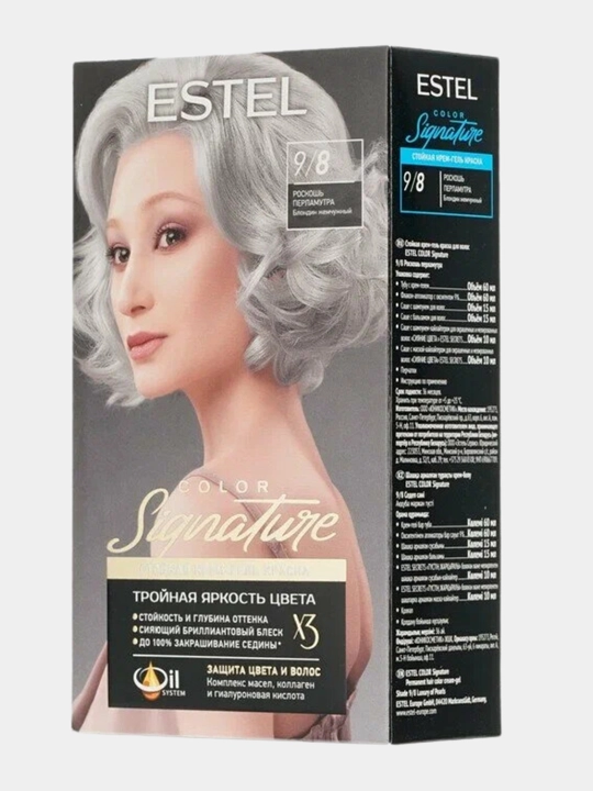 Стойкая крем-гель краска для волос Estel Color Signature