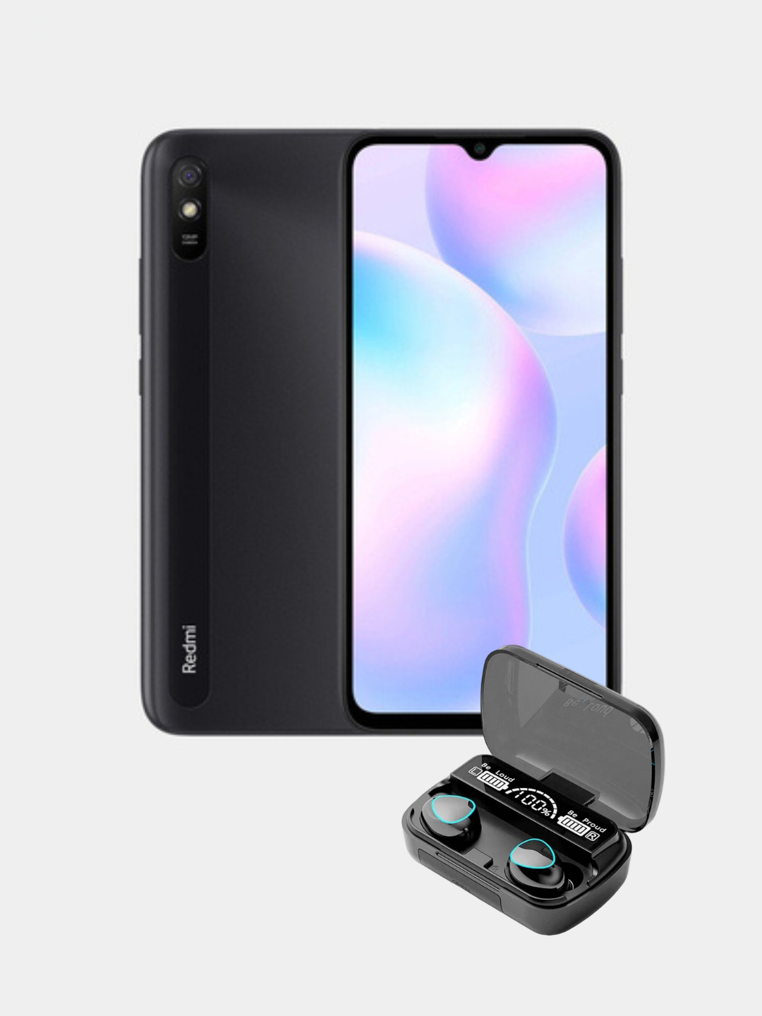 Смартфон Xiaomi Redmi 9A, + Bluetooth-гарнитура TWS M10 купить по низким  ценам в интернет-магазине Uzum (732807)