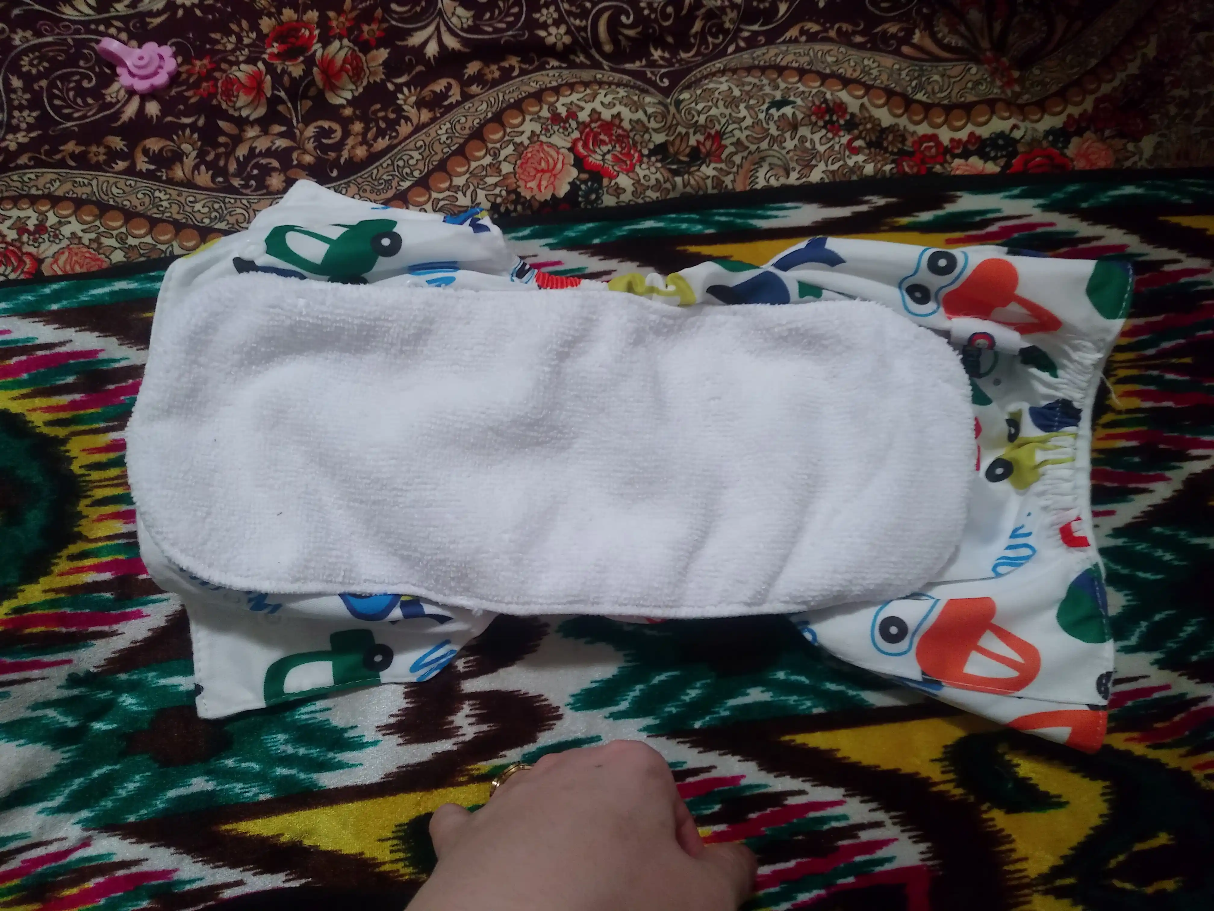 Insert, qayta ishlatiladigan taglik uchun astar, 3 qatlamli mikrofiber, 1 dona
