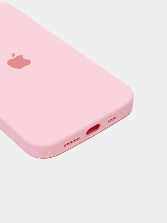Чехол для iPhone 11–17, Pro, Pro Max — силикон Soft Touch, микрофибра