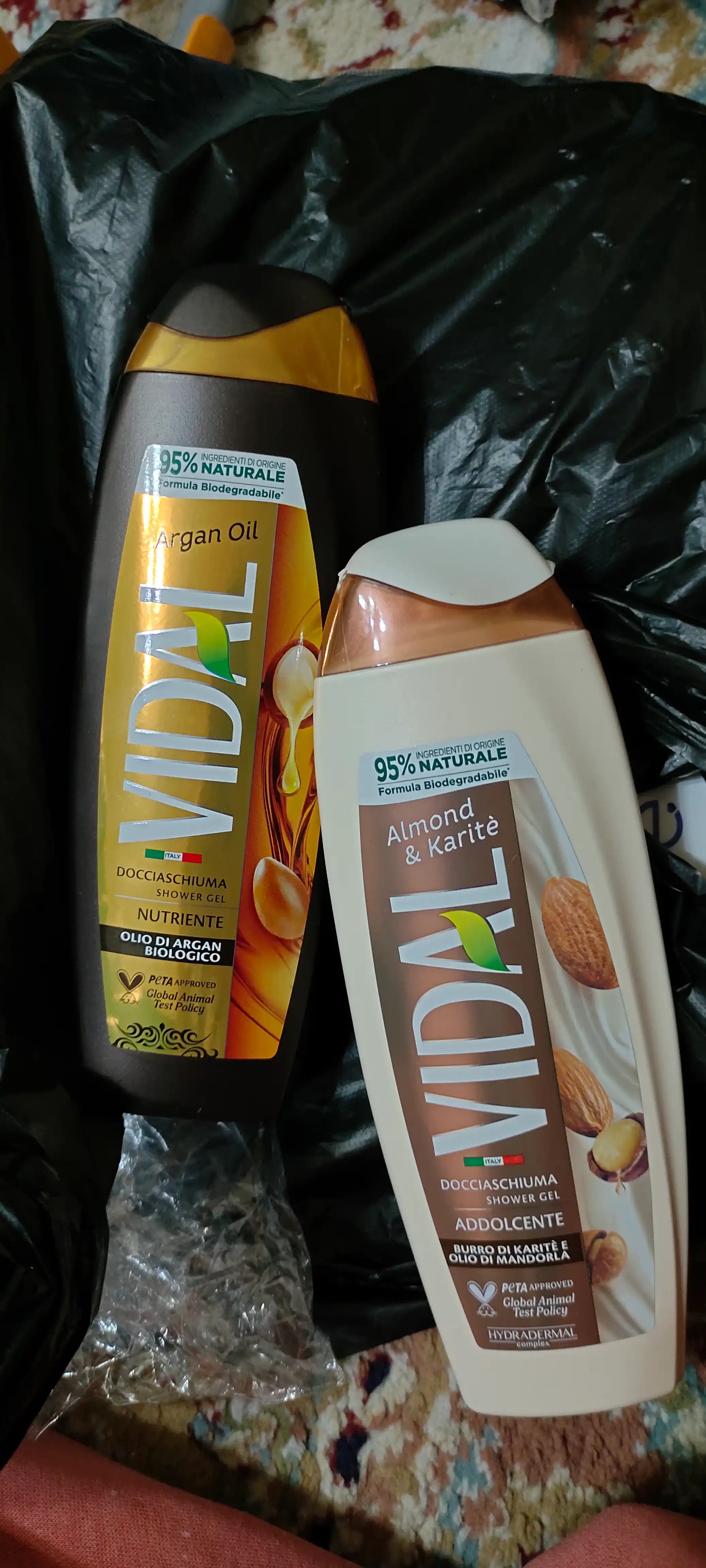 Гель для душа Vidal Argan Oil, с маслом арганы, 250 мл