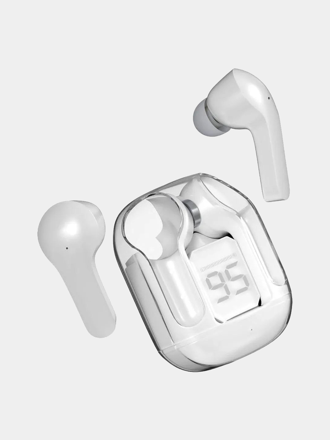 Беспроводные наушники EARBUDS AIR 31 с дисплеем и прозрачным корпусом ...