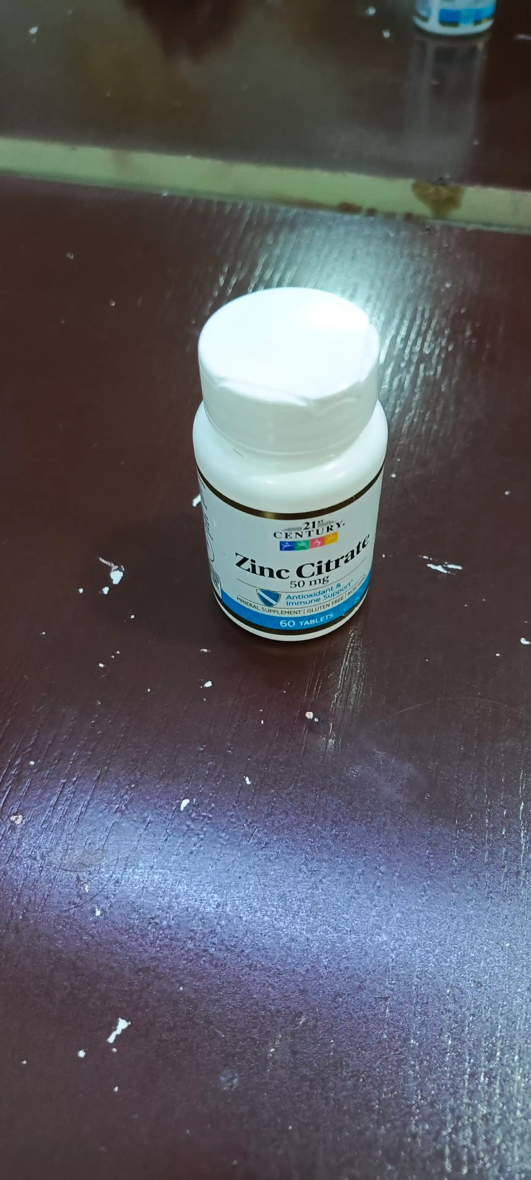 Sink sitrat 21st Century, 50 mg, 60 kapsula
