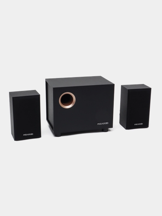 Sabvufer "Microlab M - 105", 2.1, 10 Vt RMS, 2,5 * 2 + 5 Vt - 