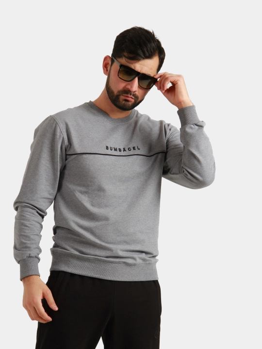 Erkaklar sport kostyumi Bumbacel, svitshot, joggerlar