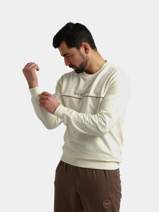 Erkaklar sport kostyumi Bumbacel, svitshot, joggerlar