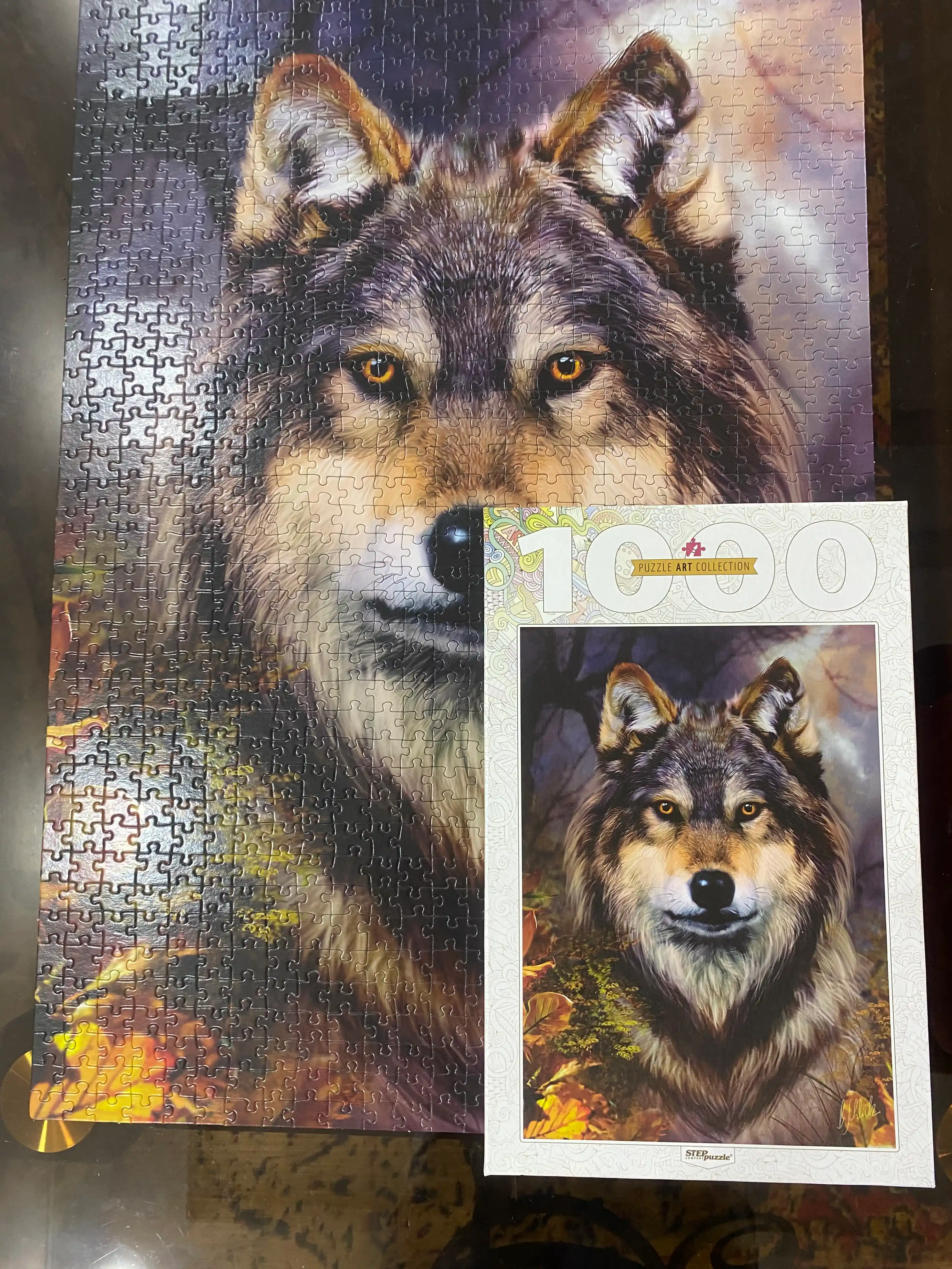 Мозаика "puzzle" 1000 "Бенте Шлик. Волк" 79109