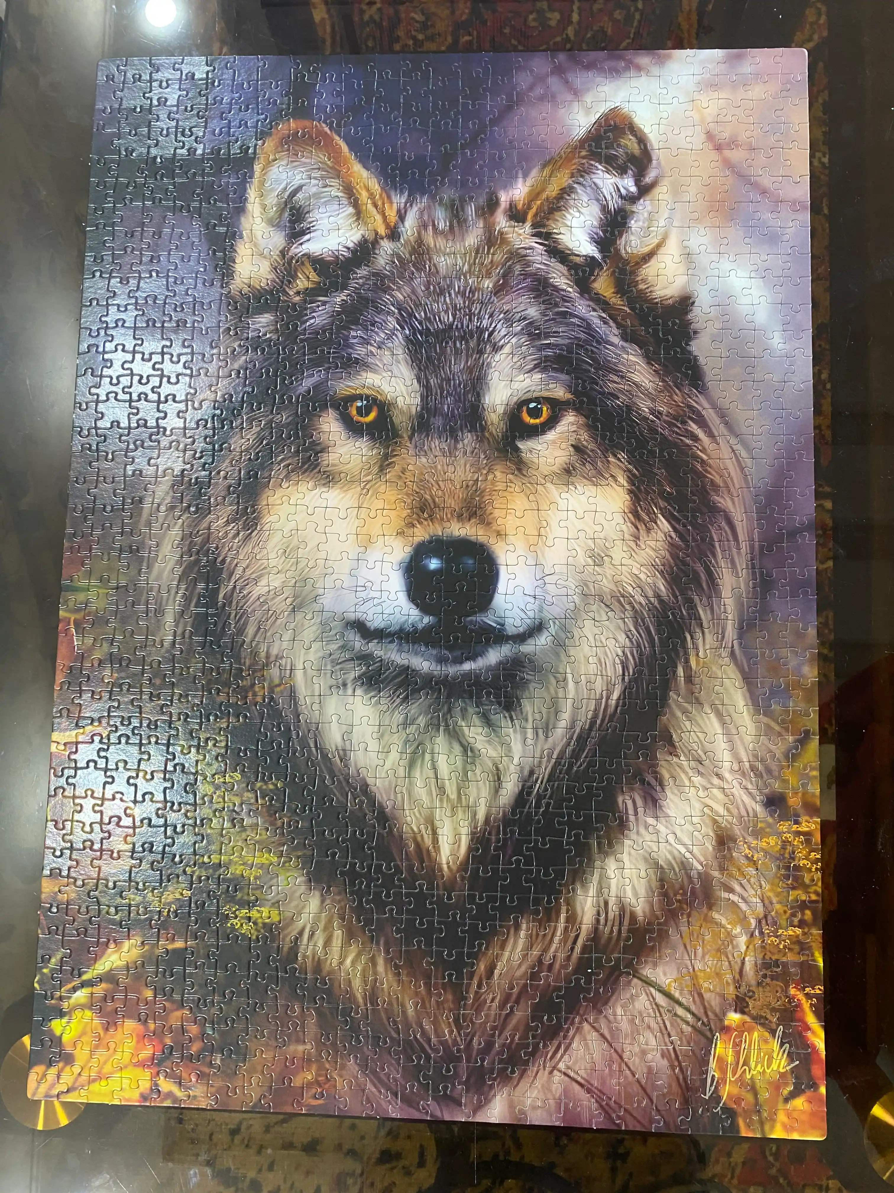 Мозаика "puzzle" 1000 "Бенте Шлик. Волк" 79109