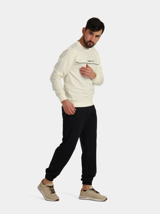 Erkaklar sport kostyumi Bumbacel, svitshot, joggerlar
