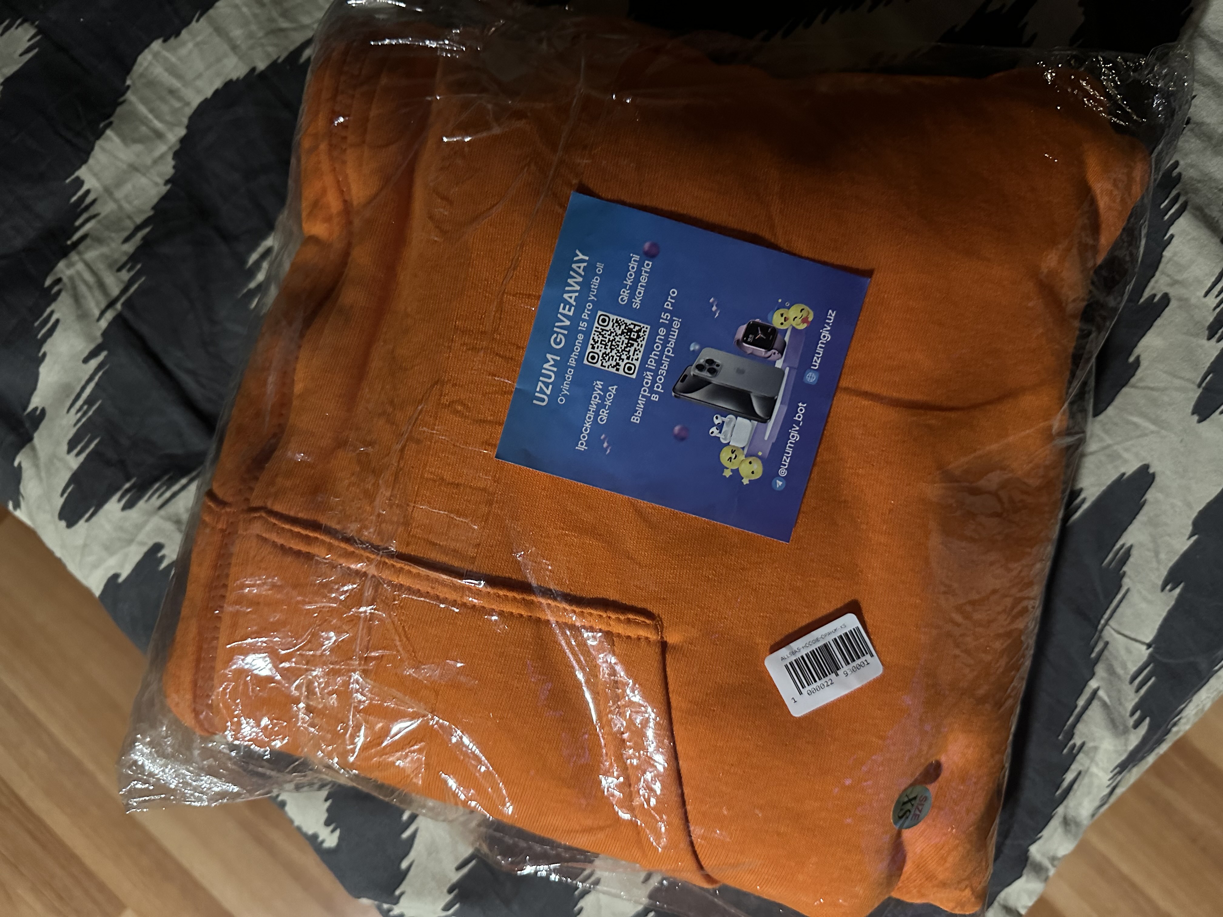 Зип толстовка с капюшоном, унисекс, из хлопка XS-3XL