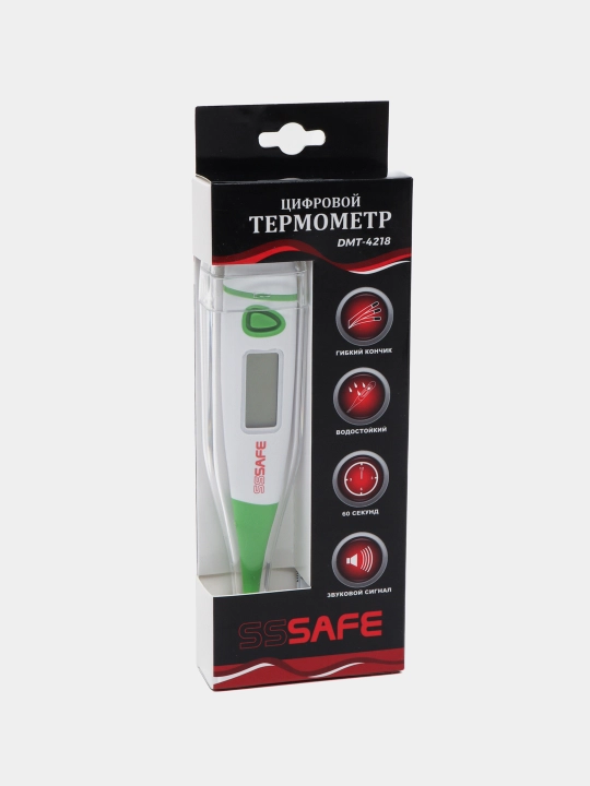 Медицинский термометр для детей и взрослых, SSSAFE, DMT-4218