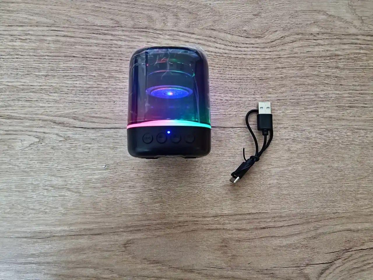 Колонка Bluetooth, с RGB подсветкой, беспроводная, с высокой громкостью, заряжаемая usb