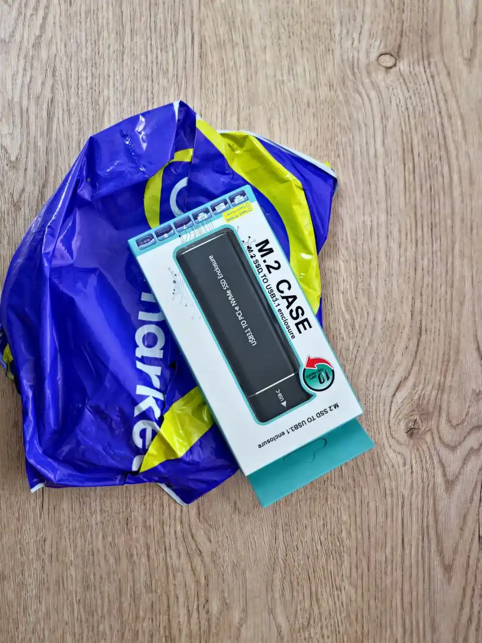 Корпус кейс для NVMe SSD USB Type-c адаптеру 6Гбит/с USB 3.0
