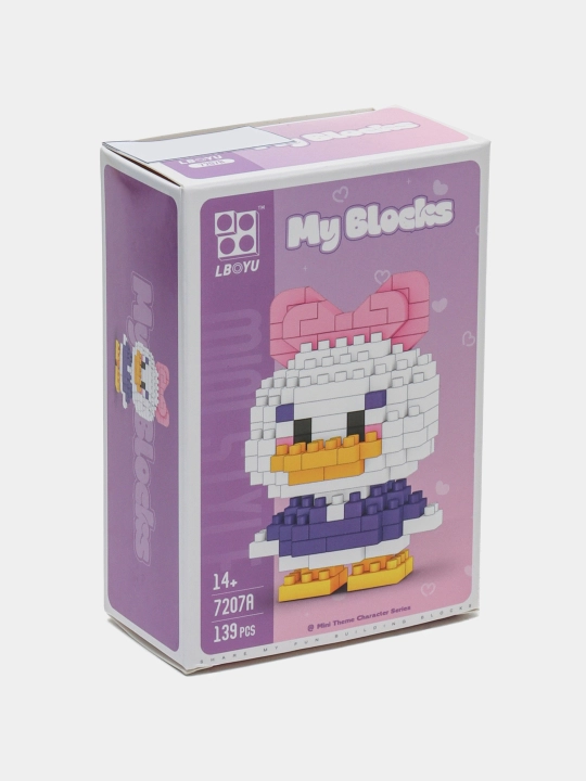 3D blokli konstruktor, mini lego, bolalar va kattalar uchun jumboq, haykalchalar