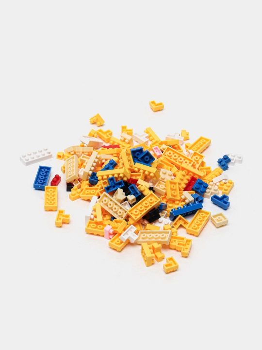 3D blokli konstruktor, mini lego, bolalar va kattalar uchun jumboq, haykalchalar