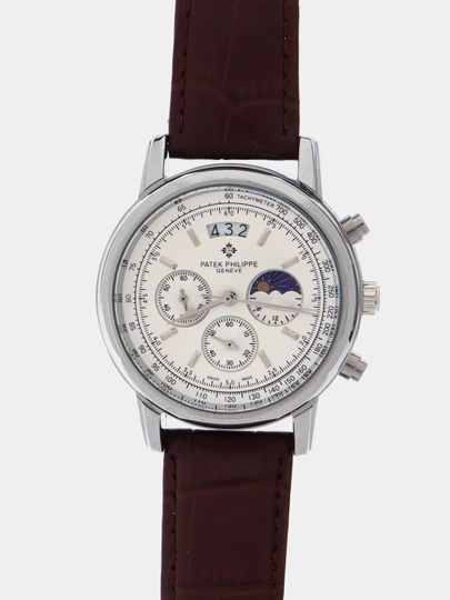 Наручные часы для мужчин Patek Philippe, день-ночь и секундомер — NEWYEAR-PTPHMEX-СИНИЙ