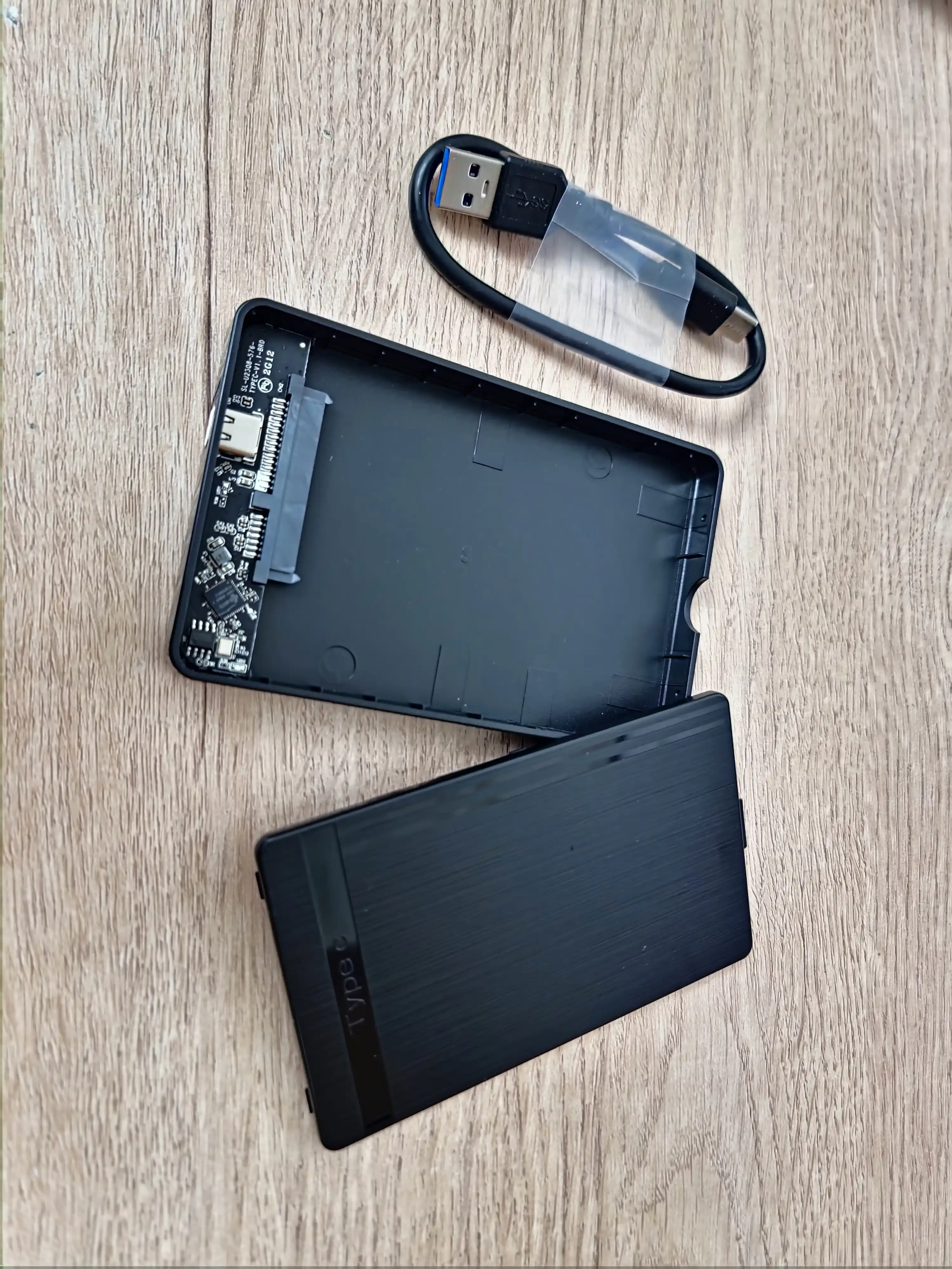 Tashqi HDD korpusi va SSD tashish qutisi SSD HDD USB 3.1 Type-C 6Gb/s SATA