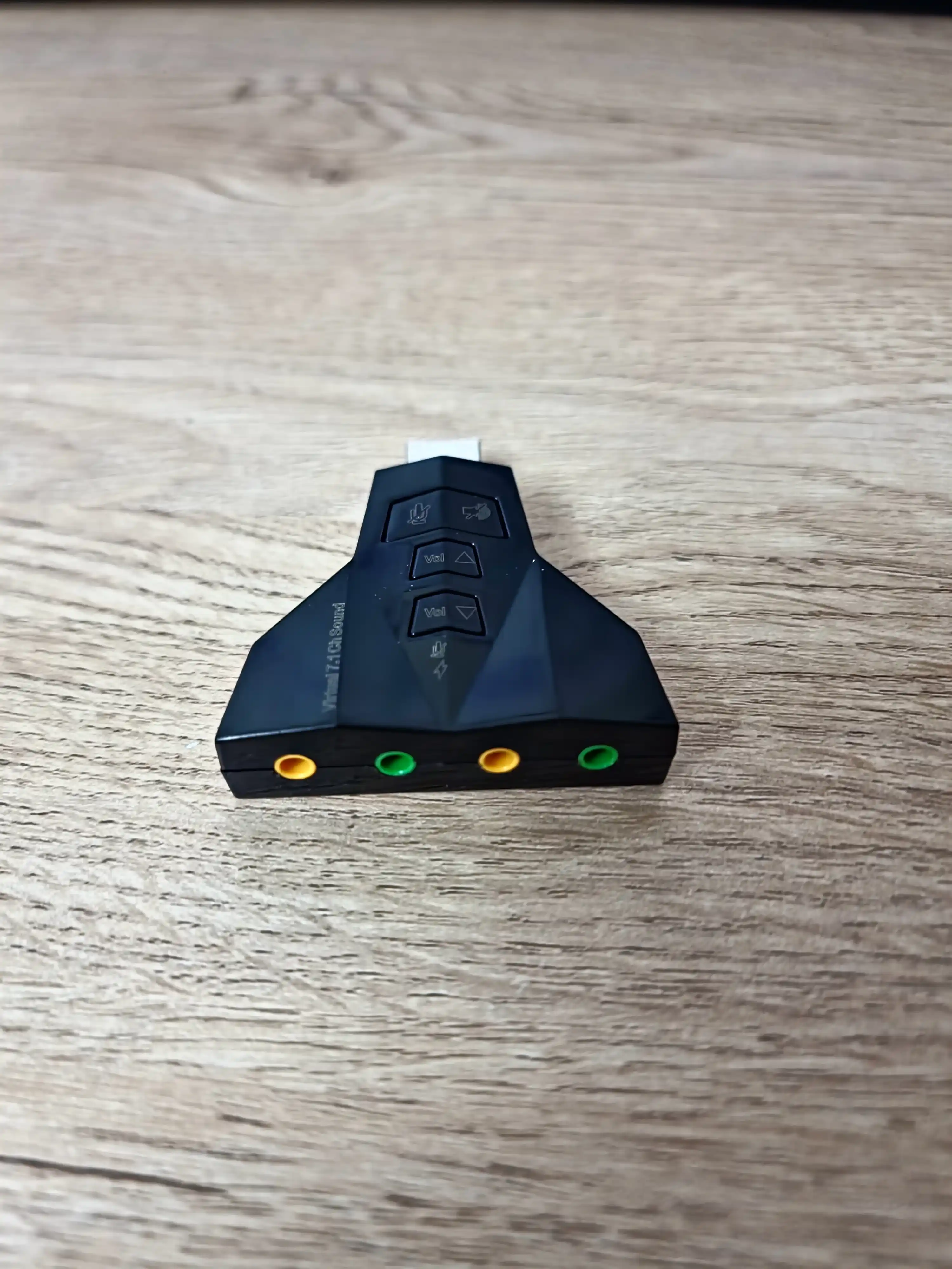 USB audio karta mikrofon adapteri tashqi virtual 7.1 kanalli HD audio