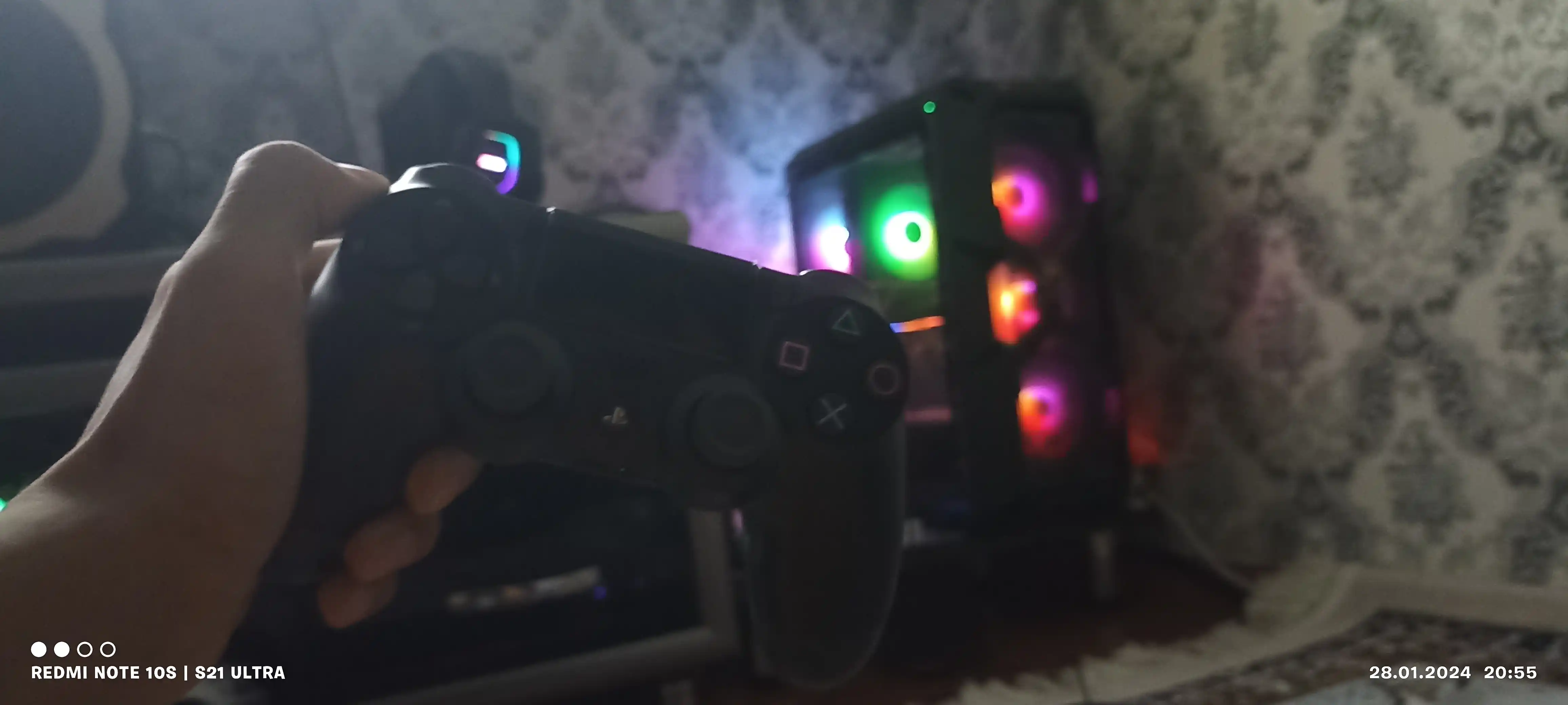 Simsiz geympad PS4, va kompyuter uchun Sony Playstation uchun joystik