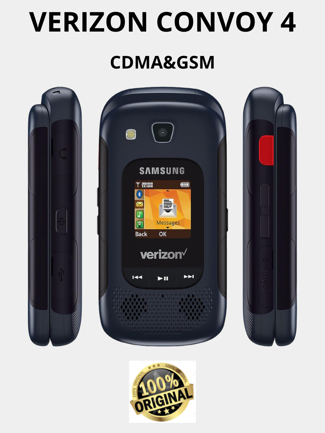 Кнопочный телефон Samsung Verizon Gusto Convoy-4 USA CDMA+GSM  (PERFECTUM+GSM) купить по низким ценам в интернет-магазине Uzum (896211)