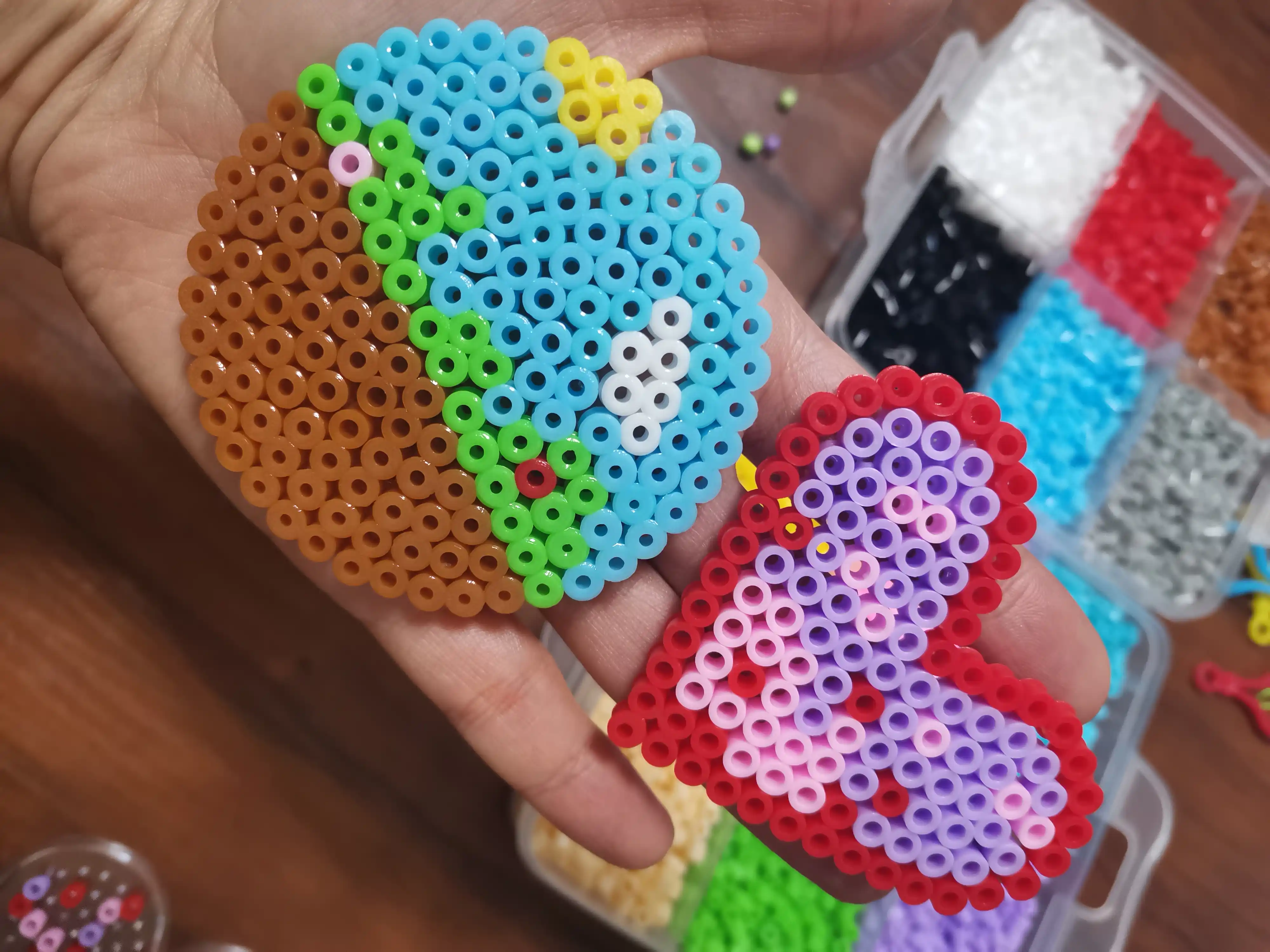 Термомозаика для детей, объемная 3D мозаика, набор бусин для творчества, DIY