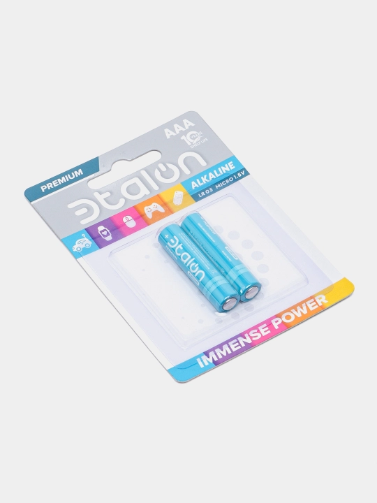 Батарейки Эtalon Alkaline Premium LR03, AAA, 2 * BL