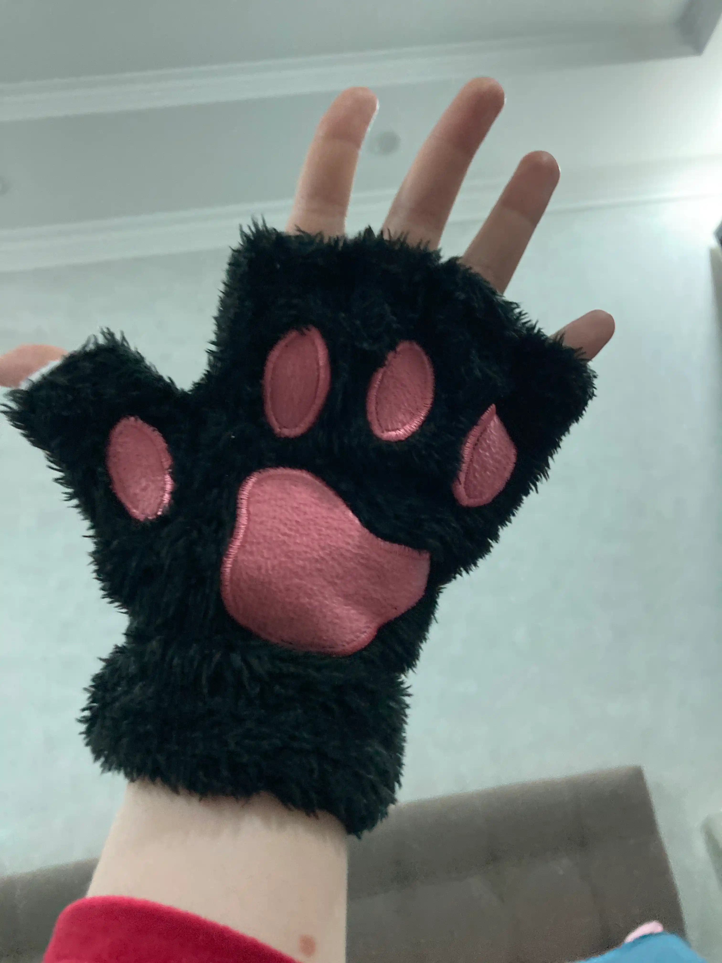 Qo'lqoplar mushuk panjalari, mitenkalar, kospley anime Neko