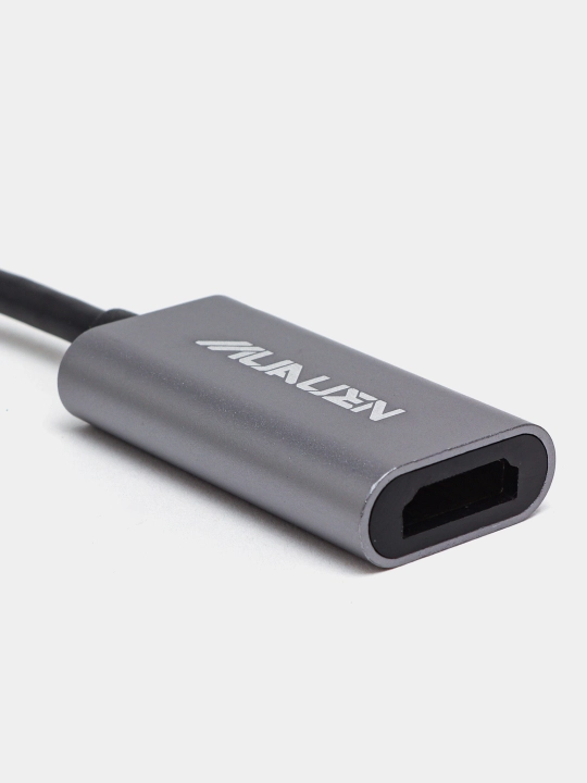 Adapter USB Type-C dan HDMI 4K 30Hz, planshet, noutbuk, proyektorlar, smartfon uchun mos