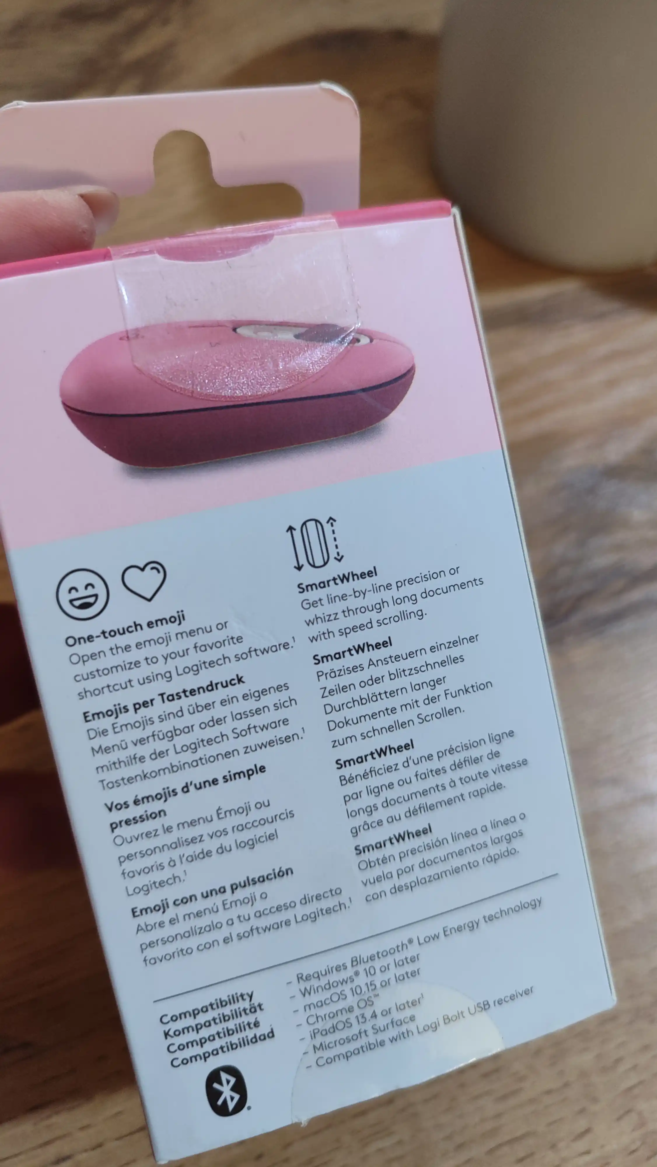Simsiz sichqon Logitech POP Mouse emodzi bilan Blastyellow