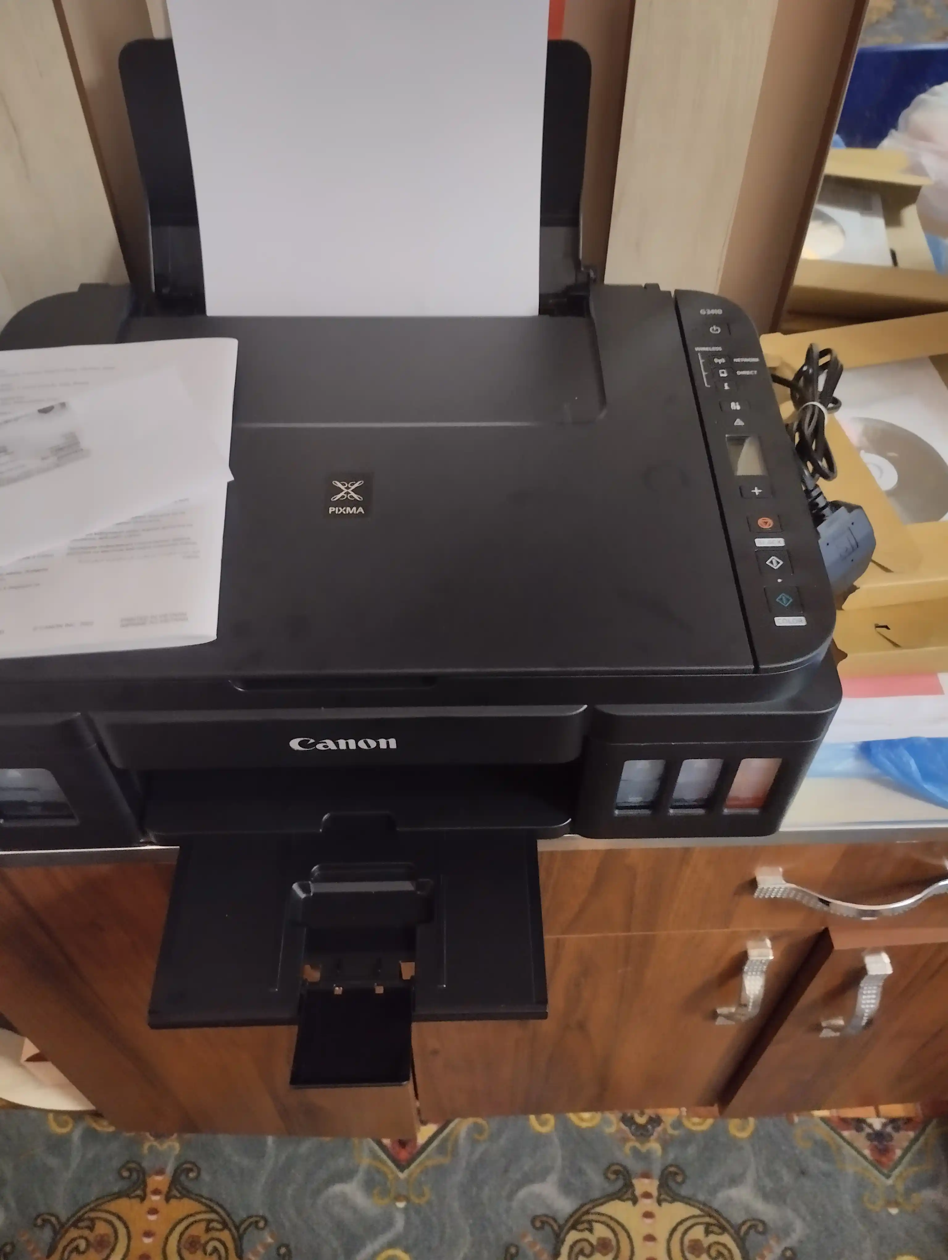 Canon PIXMA G2416 — uy va ofis uchun uzluksiz siyoh uzatish tizimiga ega tejamkor MFP