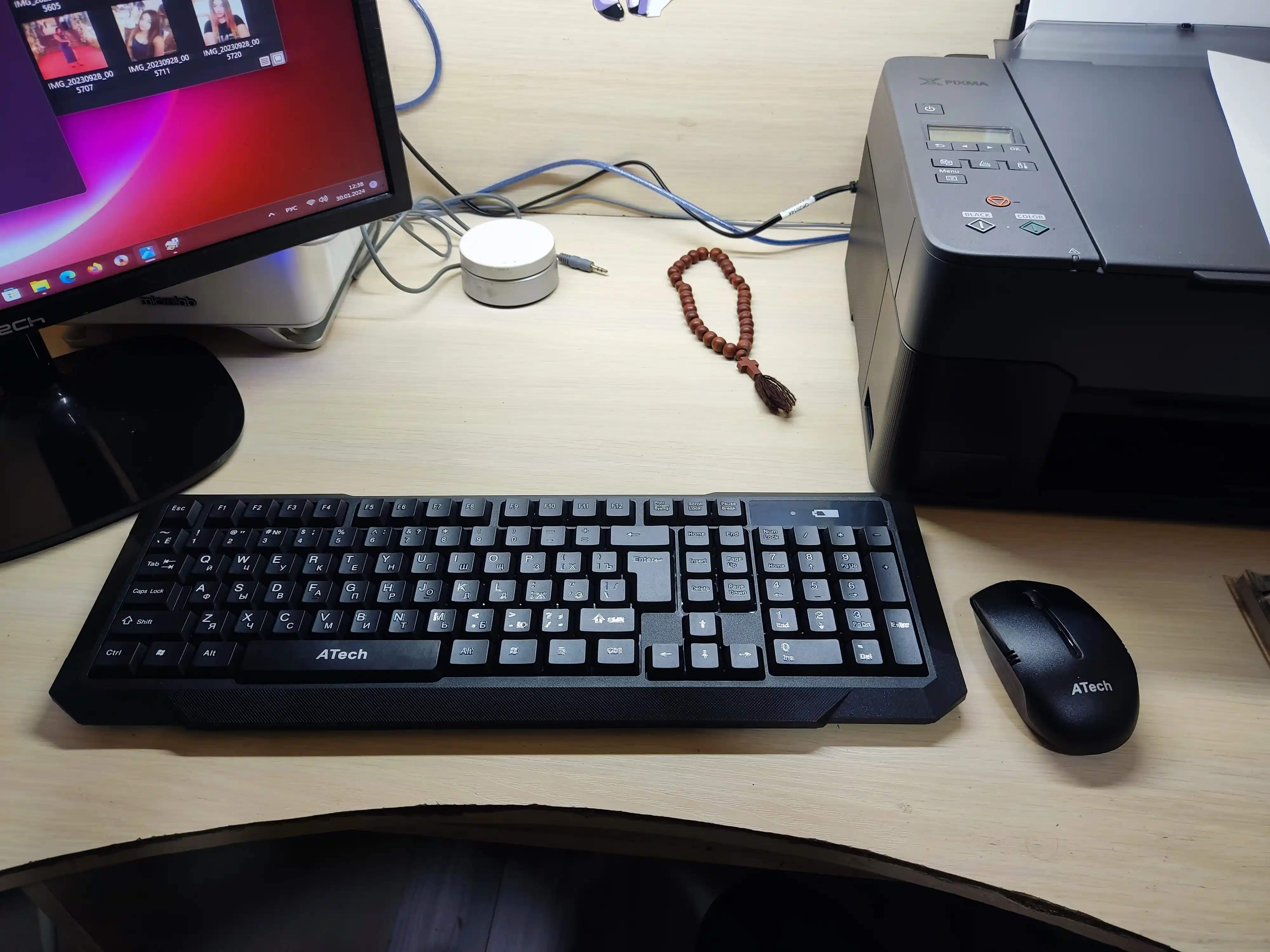 Комплект из клавиатуры и мышки ATECH G300