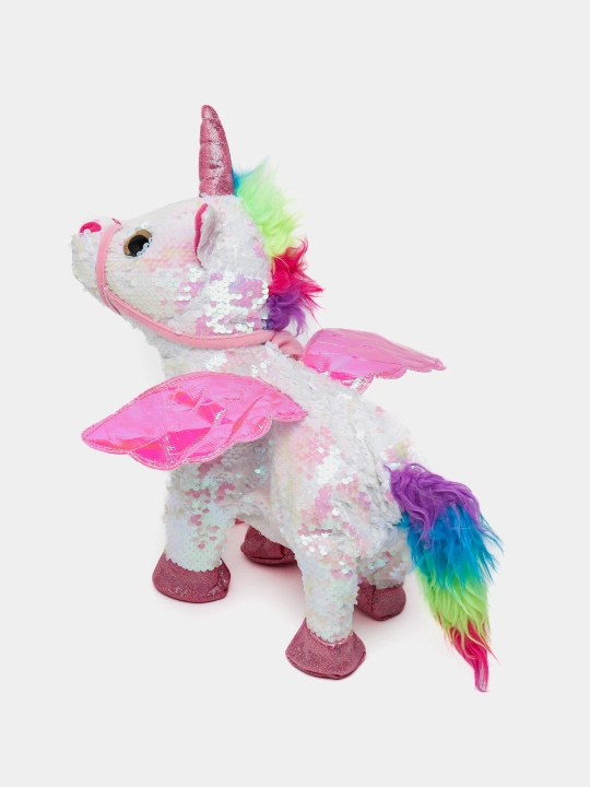 Interaktiv o'yinchoq "Pony unicorn" O'zi yuradigan tasmali o'yinchoq