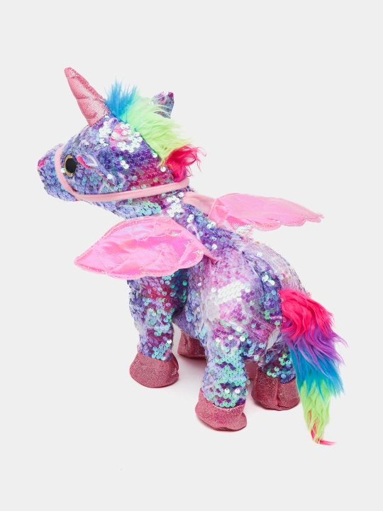 Interaktiv o'yinchoq "Pony unicorn" O'zi yuradigan tasmali o'yinchoq