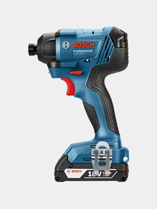 Аккумуляторный ударный гайковерт Bosch GDR 180-Li 2x3 a,h - 