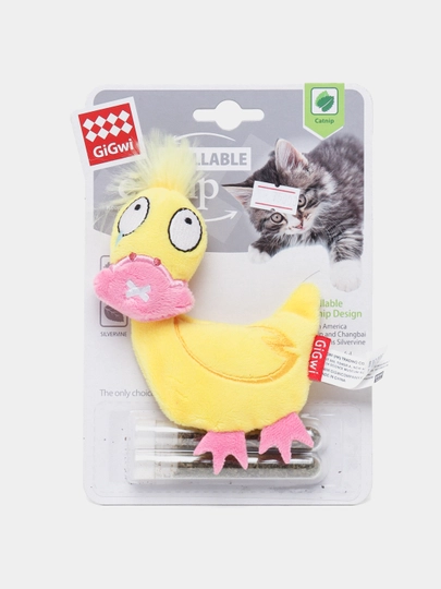 Игрушка для кошек с кошачьей мятой Gigwi Refillable Catnip