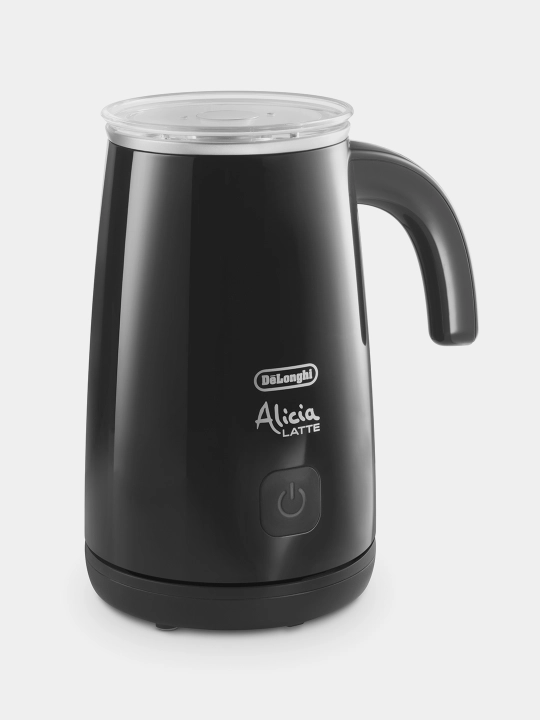Вспениватель молока DeLonghi EMF2.BK, 3 режима, до 140 мл пены, металл, чёрный