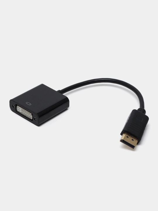 Адаптер переходник Display Port - DVI для монитора, ПК, ноутбуков