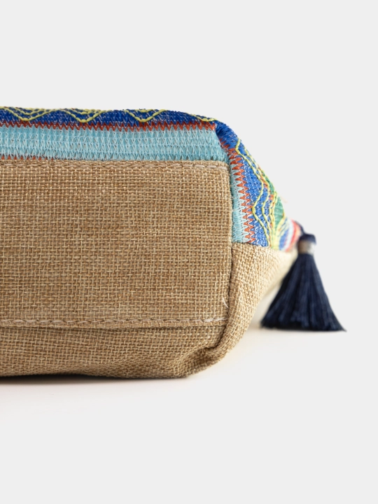 Ayollar uchun sumka-shopper, boho uslubida, har kunli, yelka ustida