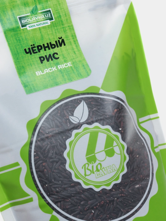 Рис чёрный, 500 г, BIOLAVKA
