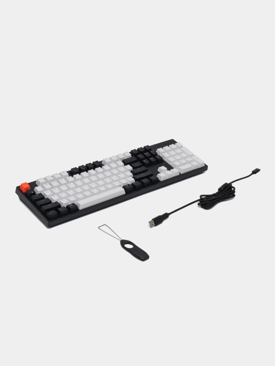 Simli oyin klaviaturasi Keychron C2 104Key, Gateron G Pro, Hot-Swap, RGB, C2H
