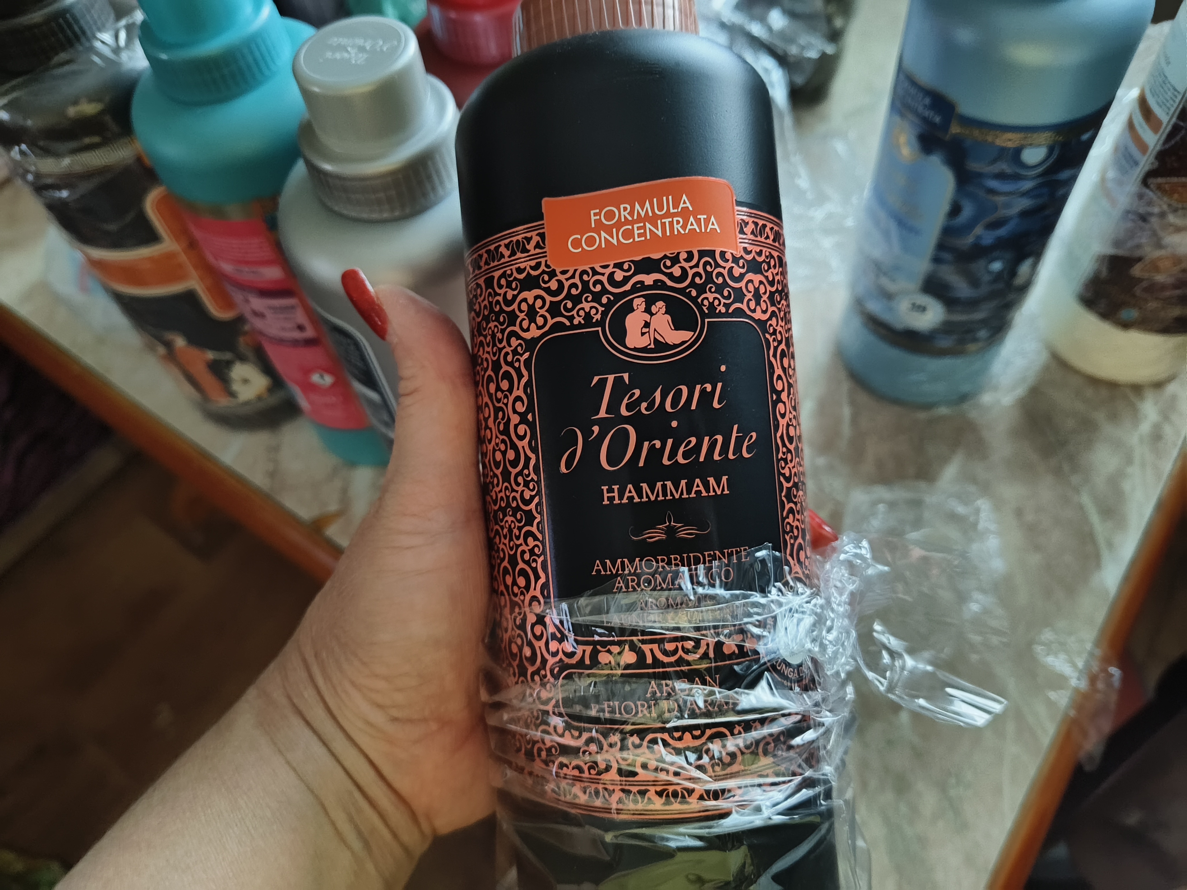 Mato yumshatuvchi, TESORI D ' ORIENTE HAMMAM, argan yog'i bilan, 760 ml
